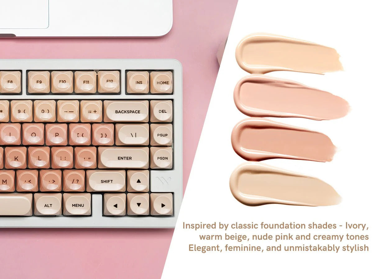 Womier Pink Glossy KeyCap Set