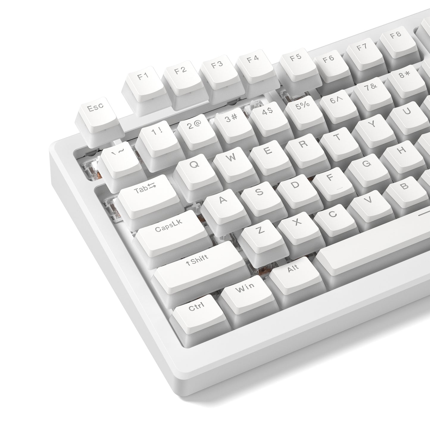 Womier Pudding V2 White KeyCap Set