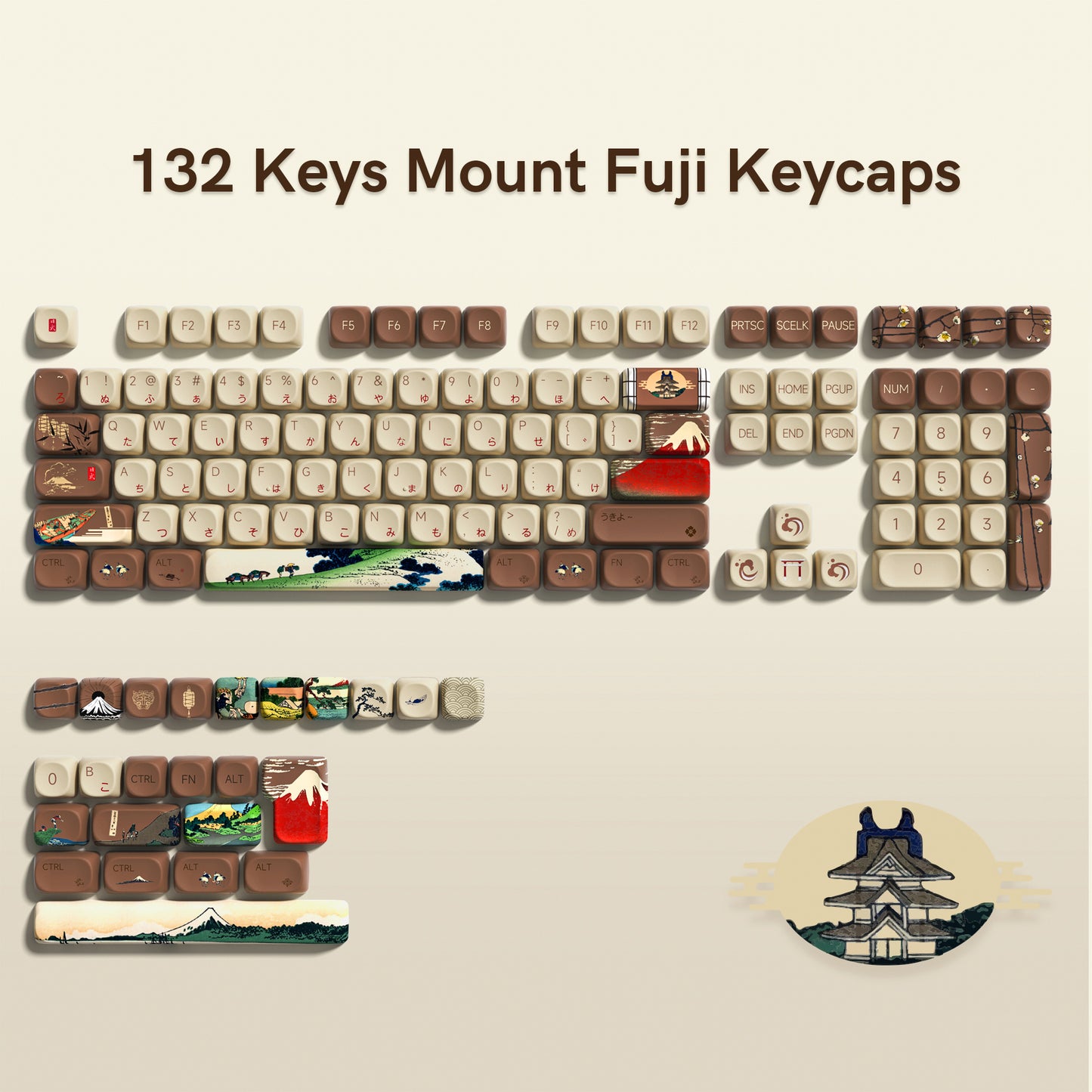 Womier UKIYOE KeyCap Set