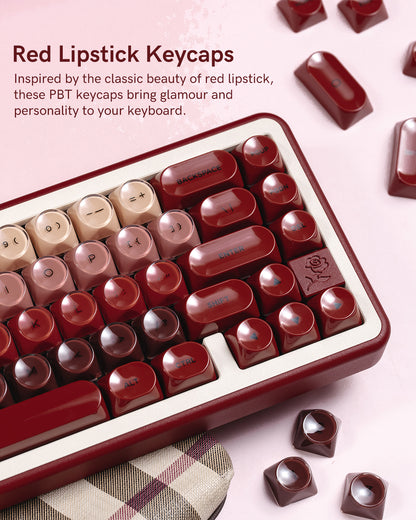 Womier Foundation/Lipstick KeyCap Set