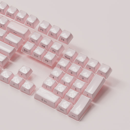 Womier Jello Pink KeyCap Set
