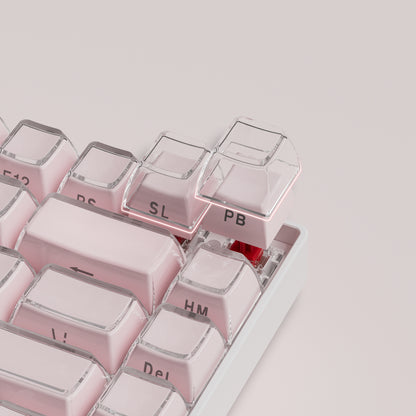 Womier Jello Pink KeyCap Set