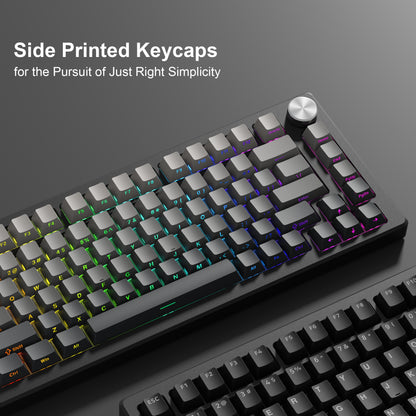 Womier Grey Gradient KeyCap Set (Side Printed)