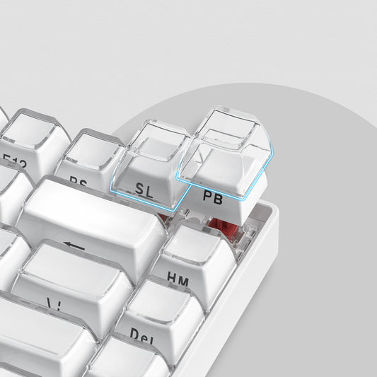 Womier Jello White KeyCap Set