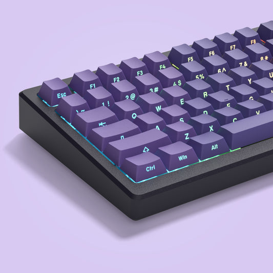 Womier Purple Gradient KeyCap Set (Side Printed)