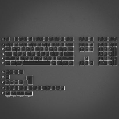 Womier Pudding V2 Black KeyCap Set