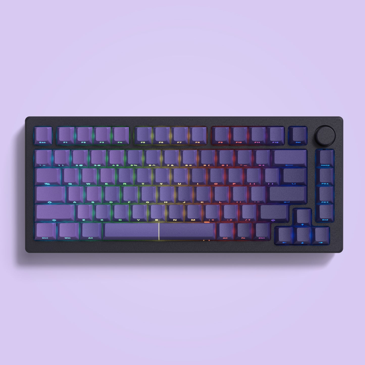 Womier Purple Gradient KeyCap Set (Side Printed)