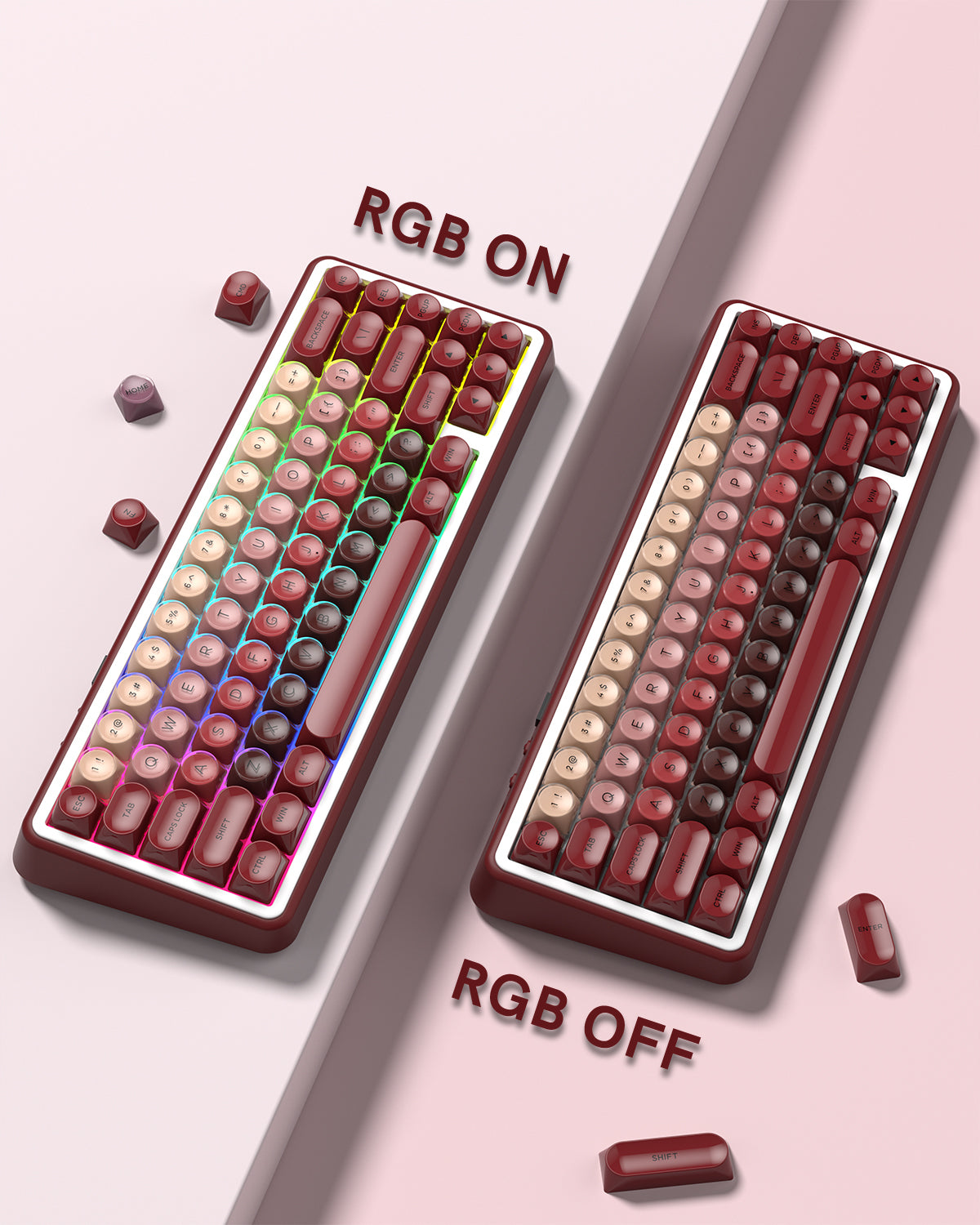 Womier Foundation/Lipstick KeyCap Set
