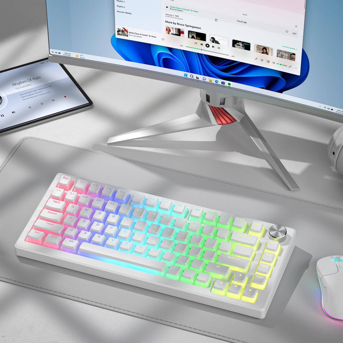 Womier Pudding V2 White KeyCap Set