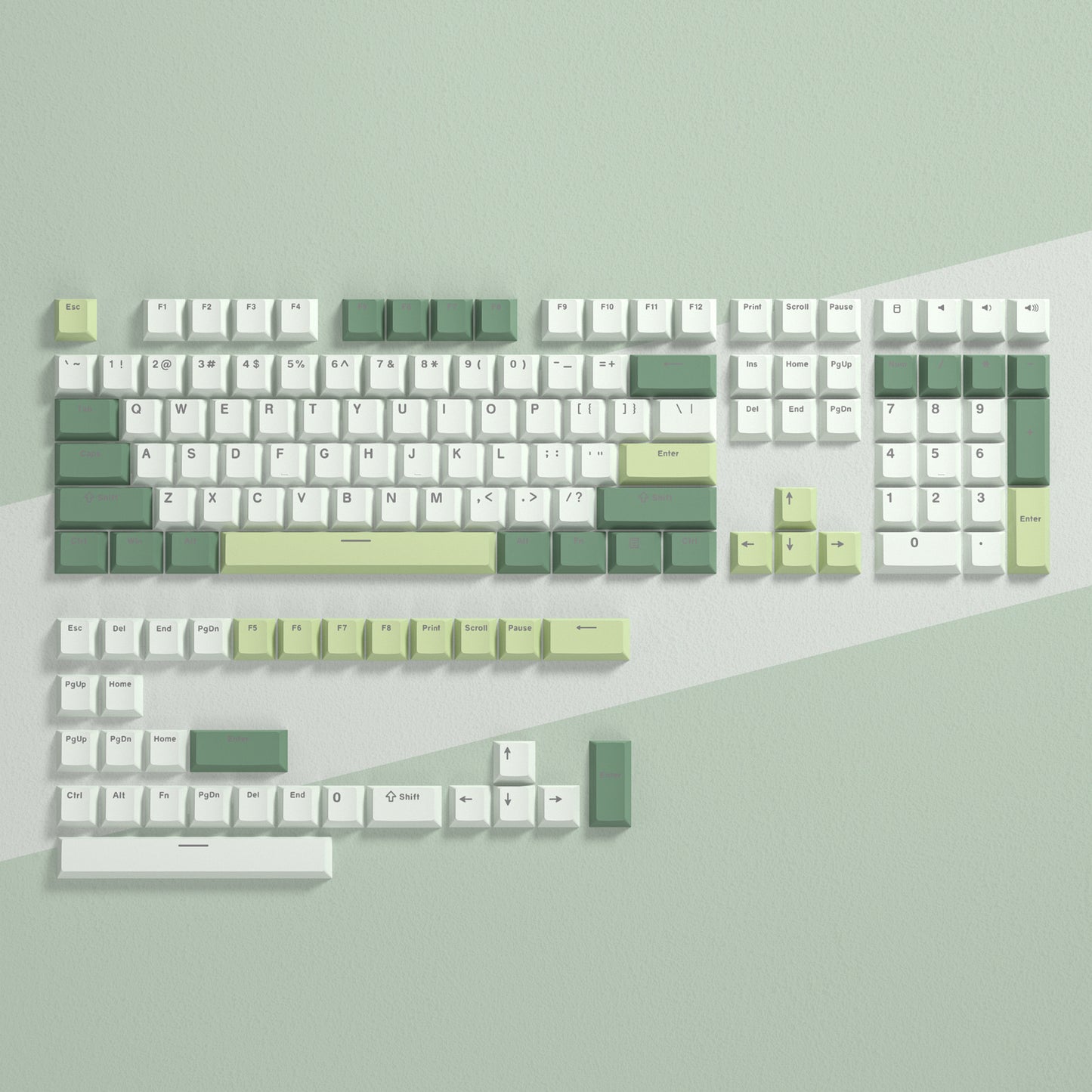 Womier Matcha KeyCap Set
