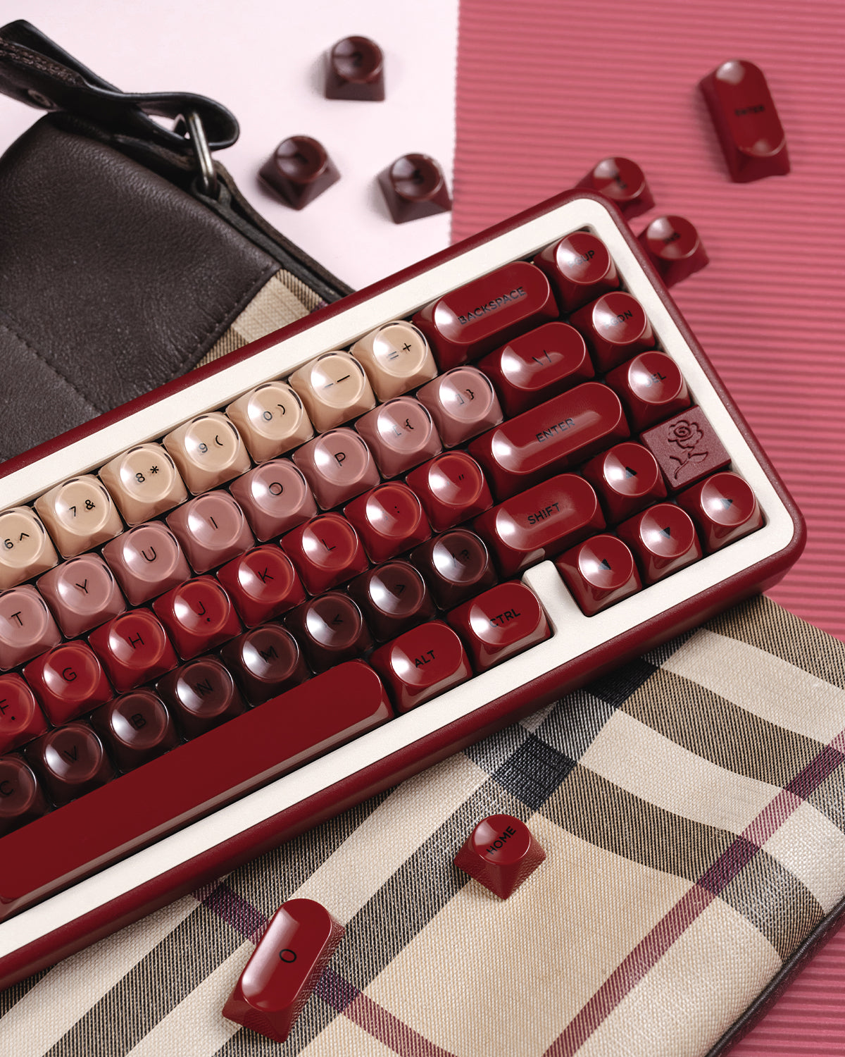 Womier Foundation/Lipstick KeyCap Set