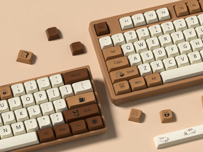 Womier Coffee Cat KeyCap Set