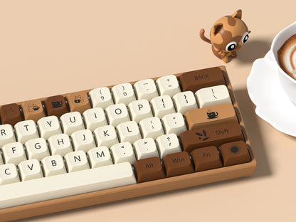 Womier Coffee Cat KeyCap Set