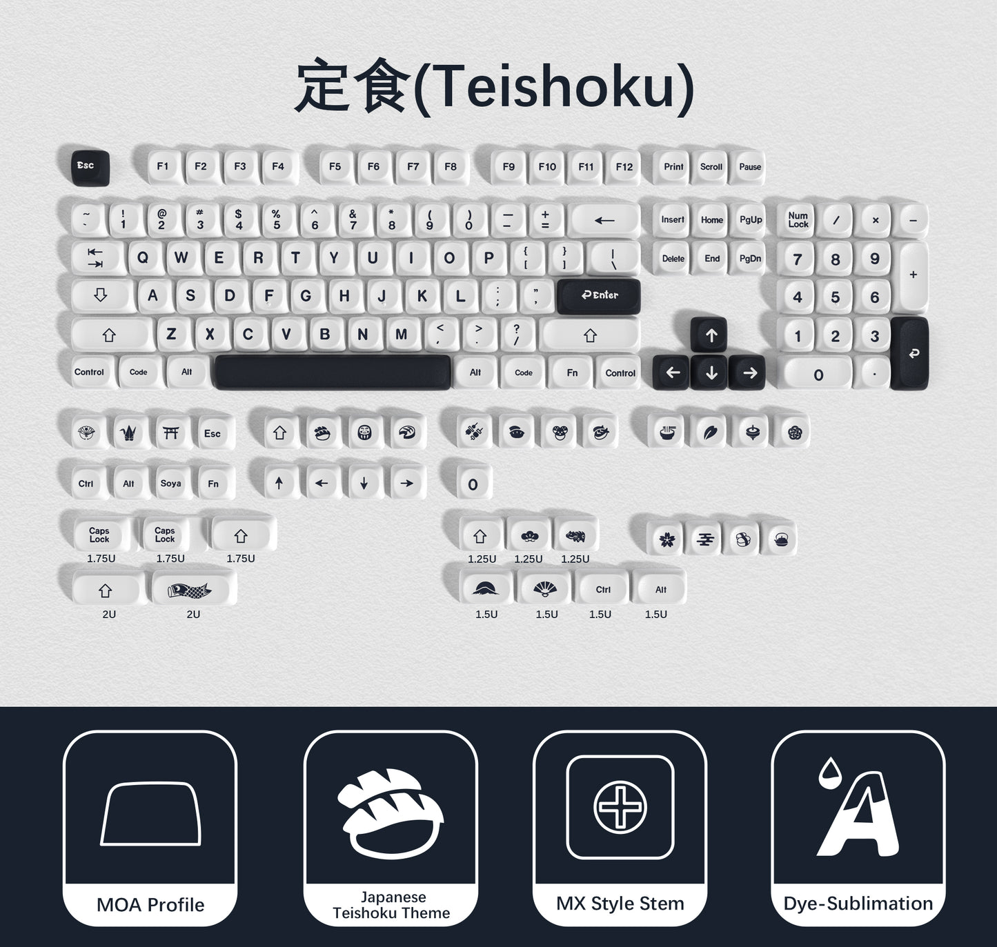 Womier Teishoku KeyCap Set