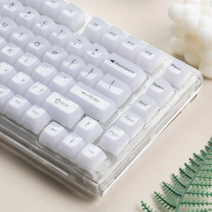 Womier Frosty Jello White KeyCap Set