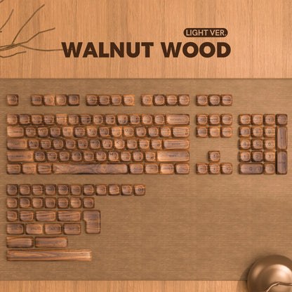 Womier Walnut Wood KeyCap Set