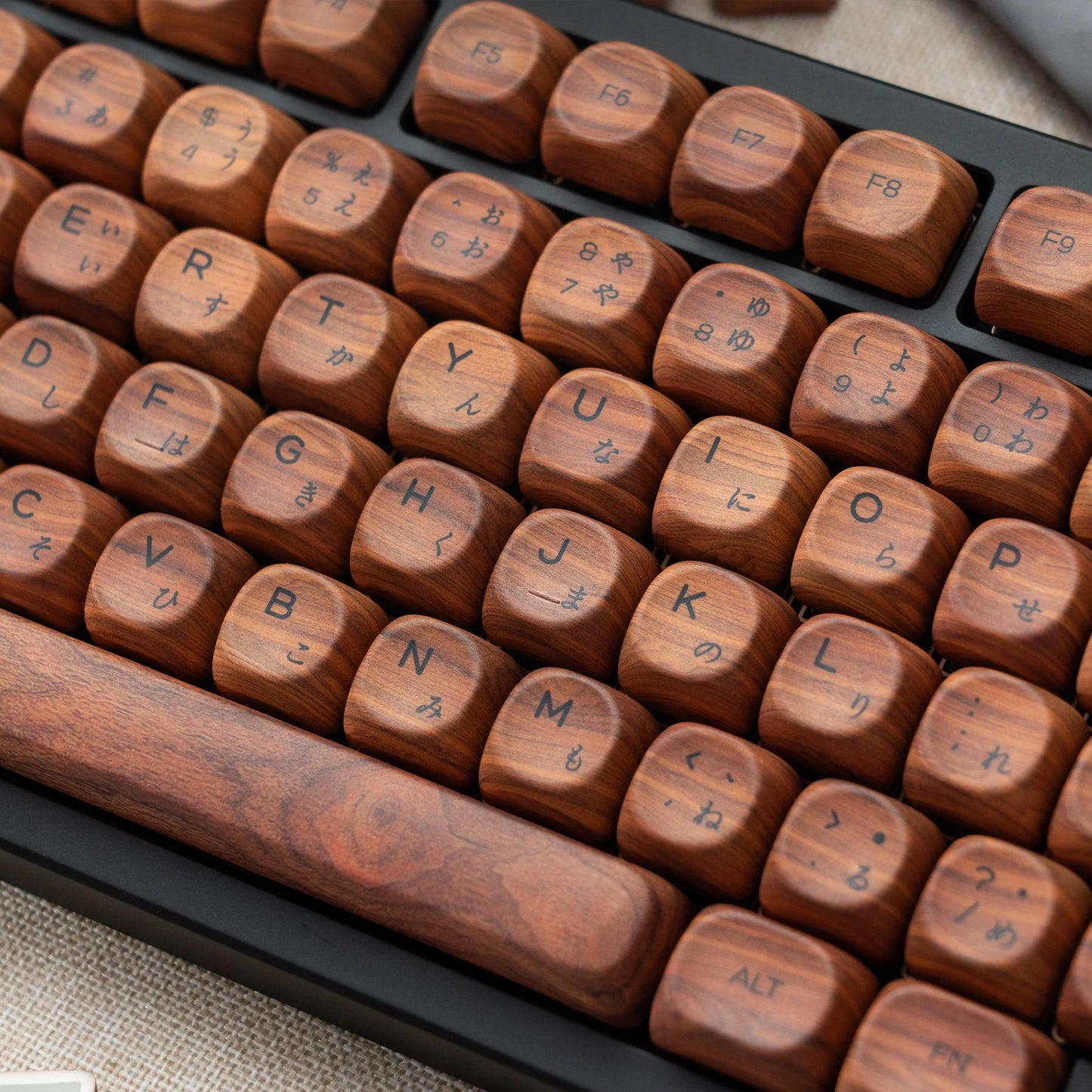 Womier Walnut Wood KeyCap Set