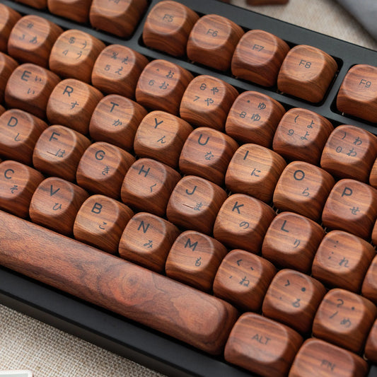 Womier Walnut Wood KeyCap Set